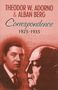Theodor W. Adorno: Correspondence 1925-1935, Buch