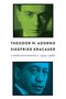 Theodor W. Adorno: Correspondence: 1923 - 1966, Buch