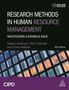 Valerie Anderson: Research Methods in Human Resource Management: Investigating a Business Issue, Buch