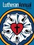 "The Lutheran Annual 2026" in schwarzer Schrift. Logo: Lutherrose mit rotem Herz und schwarzem Kreuz auf blauem Hintergrund.