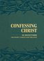 „Confessing Christ: 30 Devotions on What Christians Believe” in gold auf grünem Hintergrund mit Dornenkranz-Muster., Buch