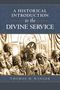 Titel: A Historical Introduction to the Divine Service. Darunter Bild eines religiösen Reliefs mit Figuren. Autor: Thomas M. Winger.