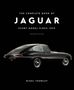 "The Complete Book of Jaguar Every Model Since 1935 Second Edition" steht über einem klassischen Auto seitlich., Buch