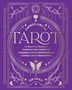 „Sacred Art of Tarot“ von Liz Dean, lila Hintergrund, goldene Verzierungen mit Sternen, Mond und Schmetterling., Buch