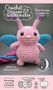 "Crochet Dreams & Nightmares. Daydream Amigurumi Kit. GREAT FOR BEGINNERS! Häkelfigur: rosa mit blauen Flügeln."