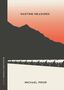 "WARTIME MEASURES, MICHAEL PRIOR." Schlichte Illustration: schwarze Berge, orangefarbener Himmel, Häuserreihe unten., Buch