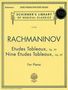 Sergej Rachmaninoff: Etudes Tableaux, Op. 33 & 39: Schirmer Library of Classics Volume 2002 Piano Solo, Noten