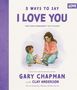 Text: "5 Ways to Say I Love You", "The 5 Love Languages® for Children", "Gary Chapman with Clay Anderson". Illustration: Frau hilft Kind.