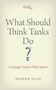 Andrew Dan Selee: What Should Think Tanks Do?, Buch