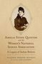 "Amelia Stone Quinton and the Women's National Indian Association: A Legacy of Indian Reform" von Valerie Sherer Mathes. Ein ovales Porträtfoto einer Frau im schwarzen Kleid, verziert mit floralen Mustern., Buch