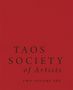 TAOS SOCIETY of Artists, TWO-VOLUME SET. Roter Hintergrund., Buch