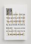 Rainer Maria Rilke: Poems from the Book of Hours, Buch