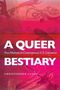 Text: "A QUEER BESTIARY: Non/Humans in Contemporary U.S. Literature, Christopher Lloyd." Hintergrund: Pink, mit Tieren.
