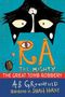 „RA THE MIGHTY THE GREAT TOMB ROBBERY“ von A.B. Greenfield, illustriert von Sarah Horne. Ein Katzenkopf und ein Käfer.