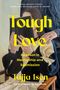 Texte: "Tough Love", "A Lesson in Mentorship and Submission", "Tajja Isen". 
Illustration: Person hält ein Buch, eine Hand liegt auf der Schulter., Buch