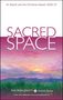 "for Advent and the Christmas Season 2026–27" in Rot, "SACRED SPACE" groß in Weiß. Darunter Landschaft in Pastelltönen., Buch