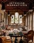 "INTERIOR NARRATIVES" und "SEAN ANDERSON" stehen im Raum. Ein gemütliches Wohnzimmer mit Holzwänden, Sofas und Sesseln., Buch
