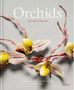 Orchids: Botanical Portraits. Darunter exotische Orchideenblüten mit gelben und burgunderroten Streifen.
