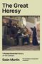 Text: "A Pocket Essential History of The Cathars. The Rise and Fall of the Great Heresy. Seán Martin." Illustration: Eine mittelalterliche Szene mit einer Predigt., Buch