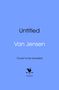 Text: "Untitled", "Van Jensen", "Cover to be revealed", "bantam". Ein Logo mit einem stilisierten Hahn auf einer Wetterfahne.
