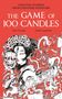 "CHILLING STORIES FROM JAPANESE FOLKLORE. THE GAME OF 100 CANDLES. Illustration: Frau mit Blumen und Maske in roten Wirbeln."