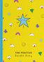 "The Positive Doodle Diary" steht auf einem gelben Hintergrund mit blauen Sternen und kleinen bunten Wetterillustrationen., Buch