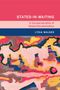 TEXT: "STATES-IN-WAITING", "A Counternarrative of Global Decolonization", "LYDIA WALKER".  
Abstrakte, farbenfrohe Illustration., Buch