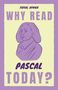 "Why Read Pascal Today?" und "Yuval Avnur" in lila Schrift. Illustration einer historischen Person in der Mitte., Buch