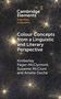 "Cambridge Elements: Cognitive Linguistics. Colour Concepts from a Linguistic and Literary Perspective. Autoren: Kimberley Pager-McClymont, Suzanne McClure, Amélie Doche." Hintergrund aus funkelnden, sternartigen Lichtpunkten., Buch