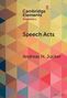 Andreas H Jucker: Speech Acts, Buch