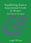 „Republishing Postwar Experimental Novels by Women: The Case of Ann Quin“, darunter „Leigh Wilson“. Grüner Hintergrund, lila Ampersand., Buch