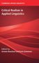 "Critical Realism in Applied Linguistics", herausgegeben von Jérémie Bouchard und Karin Zotzmann. Rote abstrakte Wellen., Buch