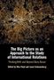 Ein Stadtbild bei Nacht. Text: "The Big Picture as an Approach to the Study of International Relations"., Buch