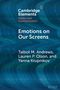 "Emotions on Our Screens" von Talbot M. Andrews, Lauren P. Olson, Yanna Krupnikov; blaues, wellenartiges Muster., Buch