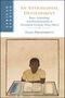 „An Anticolonial Development“ von Elisa Prosperetti, Illustration eines sitzenden Mannes mit Büchern auf einem Tisch., Buch