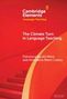 "Cambridge Elements Language Teaching. The Climate Turn in Language Teaching. Francisca Agudo Mora und Almudena Marín Cobos." 
Rotes Treppengeländer im Hintergrund., Buch