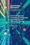 Text: "Cambridge Elements: Technology in Second Language Education", "Technology and Connected Language Learning Across Time and Space", "Chun Lai". Hintergrund: bunte, funkelnde Lichtmuster.