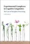 Csilla Rakosi: Experimental Complexes in Cognitive Linguistics, Buch