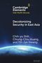 Titel: "Decolonizing Security in East Asia". Autoren: Chih-yu Shih, Chiang-Chiu Huang, Yih-Jye Huang. Zeigt Erde im Weltraum., Buch