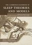 "The Cambridge Handbook of Sleep Theories and Models" oben, darunter Gemälde von schlafender Person.