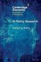 Text: "Cambridge Elements, Generative AI in Education, AI Policy Research, Danping Wang". Blaues, stilisiertes Profil eines Gesichts., Buch