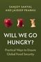 Titel: "Will We Go Hungry?" Autoren: Sanjoy Sanyal, Jaideep Prabhu. Illustration: vier Phasen eines angebissenen Apfels.