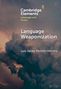 "Cambridge Elements: Language and Power, Language Weaponization, Luis Javier Penton Herrera." Wolkenhintergrund., Buch