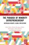 Titel: "The Paradox of Minority Entrepreneurship: Australian Insights, Global Implications". Autoren: Jock Collins et al. Bunte geometrische Muster., Buch