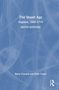 "The Stuart Age: England, 1603–1714, Sixth Edition" von Barry Coward und Peter Gaunt auf blauem Hintergrund mit abstrakten Mustern., Buch