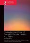 Texte: "Routledge Handbook of Sexuality, Gender, Health and Rights, Second Edition" und Editorennamen. Hintergrund: Farbverlauf., Buch