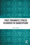 "Post-Traumatic Stress Disorder in Shakespeare" von Kelsey Ridge. Blaues, gemustertes Design im Hintergrund., Buch