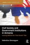 Titel: Civil Society and Government Institutions in Armenia. Schatten von Menschen auf Pflastersteinen., Buch