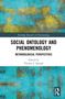 "Social Ontology and Phenomenology: Methodological Perspectives", Herausgeber Thomas J. Spiegel. Abstrakte blaue und gelbe Malerei., Buch