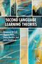 "Second Language Learning Theories" von Rosamond Mitchell et al., fünfte Ausgabe. Abstrakte Malerei in Blau- und Orangetönen., Buch